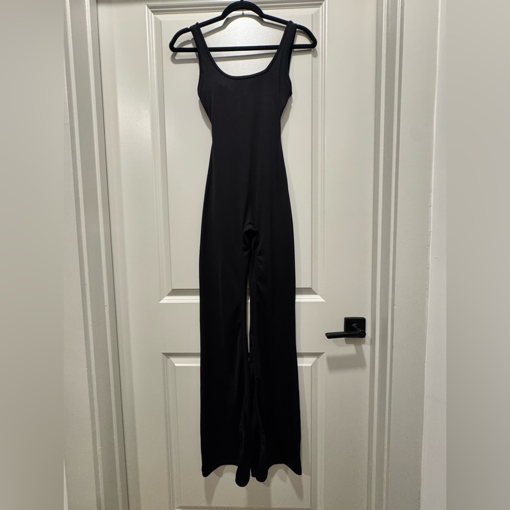 Black Sleeveless Jumpsuit